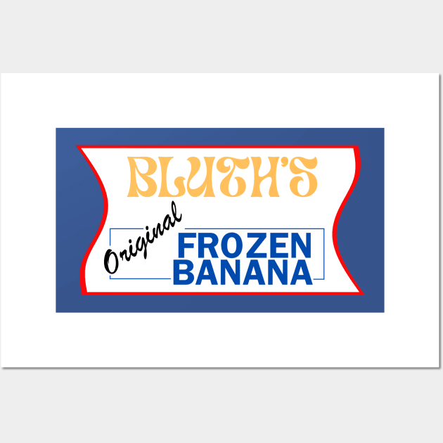 Bluth's Frozen Banana Wall Art by Spatski